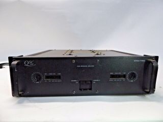 Qsc Series Three 3800 Dual Mono Power Amp - Rare High End