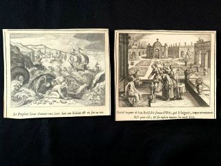 Antique Religious Engravings From 1600s