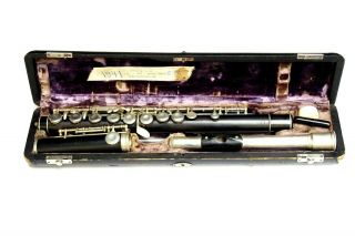 Rare Vintage Fritz Schuller Markneukirchen Flute