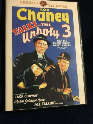 Unholy 3 (1930) / Full Rms.  Very Good Cond.  Rare Find,  Fast $1