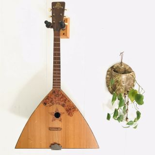 Favilla Rare Vintage 6 String Russian Balalaika Wooden Musical Instrument
