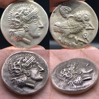 Wonderful Old Roman King Unique Solid Silver Lovely Coin