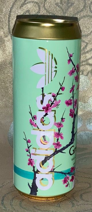 Nip Arizona Iced Tea X Adidas Rare Htf Green Tea Ginseng Collectible Tin Can