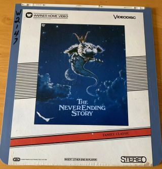 Vintage The Never Ending Story Movie Ced Selectavision Video Disc Rare