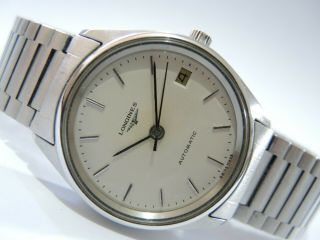 Rare Vintage Longines Automatic 1663 Date Stainless Steel Men 