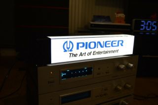 RARE VINTAGE PIONEER LIGHT TAG (For HiFi Amplifier Reel to Reel Turntable) 2