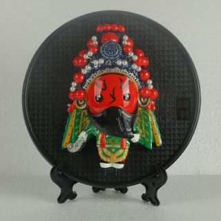 Chinese Lacquerware Handmade Guan Yu Statue Rj006