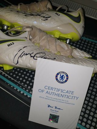 Signed Match Worn Chelsea Spain Marcos Alonso Football Boots Rare