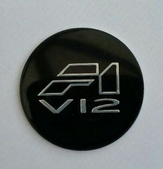 McLaren F1 V12 Badge,  Very Rare and Collectable. 3