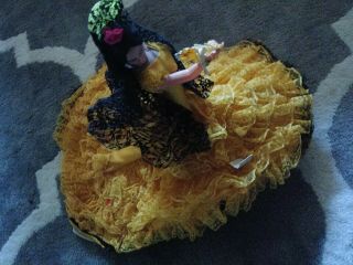 Vintage Marin Chiclana Flamenco Dancer Doll Made In Spain 18  Tall