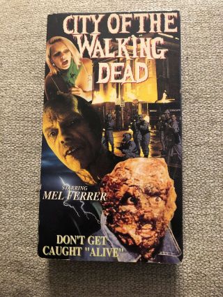 City Of The Walking Dead Vhs (rare Horror Oop)