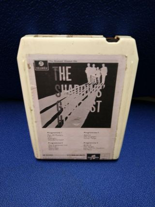 The Shadows Greatest Hits Rare 8 Track Cartridge