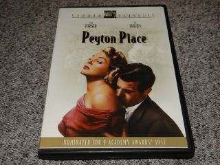 Peyton Place 1957 (rare Oop Dvd,  2004,  Studio Classics) Lana Turner,  Lee Philips