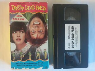 Drop Dead Fred Vhs (1991) Rik Mayall,  Phoebe Cates Movie Rare Oop Cult Comedy