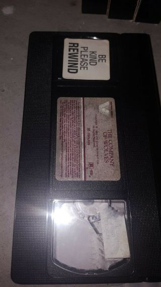 The Company Of Wolves VHS VESTRON RARE OOP HTF 3