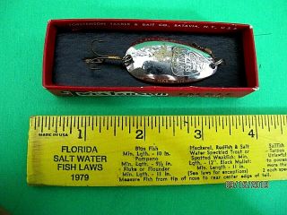 Vintage Metal Torstenson Tackle Co Fishing Lure S - 10 Spoon Batavia Ny