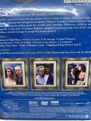 Lovejoy The Complete Season 3 Ian McShane BBC Antique Crime Mystery DVD 3