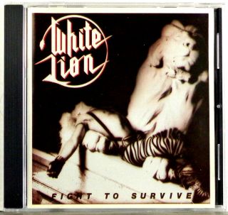 White Lion - Fight To Survive 1985 Grand Slamm Cd Album Rare Early Usa Pressing