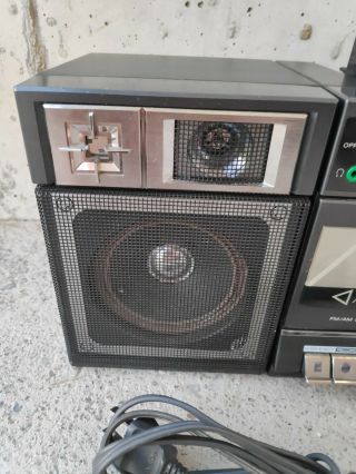 RARE 80s SONY CFS - 6000 AM FM Stereo Cassette Boombox Ghetto Blaster Transound 3