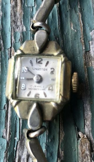 Vintage Ladies Watch Kingston 17 Jewel Shock Resistant Not