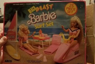 Vtg Barbie Beach Blast Set Replacement Parts