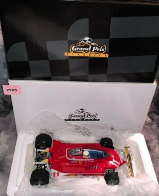 1/18 F1 Ferrari 312t4 11 Of World Champ Jody Scheckter Exoto Rare (2263)