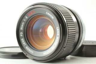 【mint " Rare O Lens " 】 Canon Fd Ssc 35mm F/2 S.  S.  C.  Wide Angle Lens From Japan