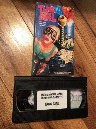 Rare Promotional Screener Tank Girl Vhs Tape Lori Petty Ice - T Naomi Watts
