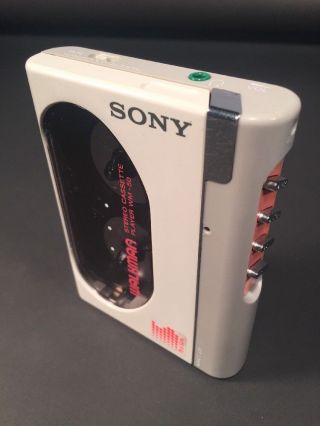 Rare Vintage Sony Walkman Wm - 50 - Belt - Functions Great