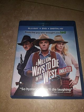 A Million Ways To Die In The West (blu - Ray/dvd,  & Rare Bonus Disc) No Hd Code