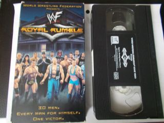Wwf Royal Rumble 2001 Vhs,  01,  Very Rare Wwe,  The Rock,  Stone Cold,  Benoit