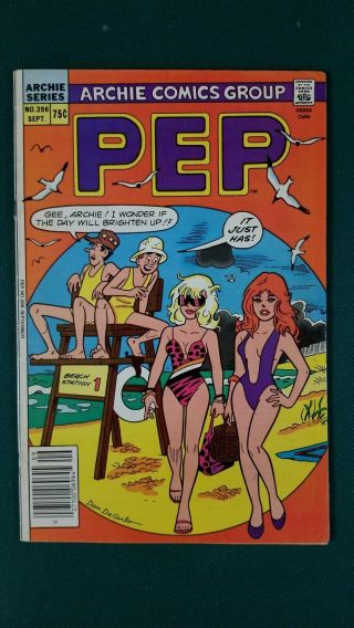 Archie - Pep 396 - Rare 75c Canadian Price Variant Early Cheryl Blossom