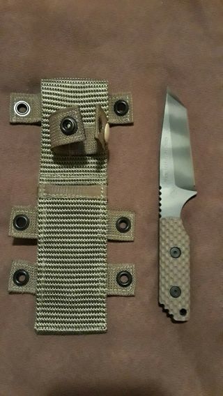 Strider Db - L Fixed Blade Gunner Grips Nsn Rare Military Issue Version