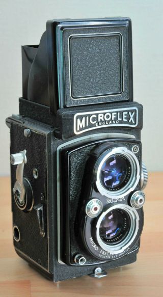 Rare M.  P.  P.  England Microflex Twin Lens Reflex For Spares.