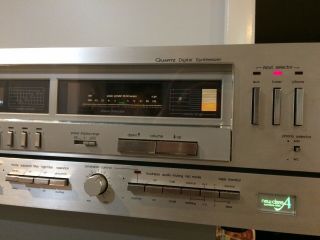 Technics SA - 828 Vintage Top Line Stereo Receiver W/ meters RARE & Brutal Sound 3