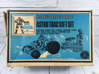 1967 Sears Canada Exclusive Major Matt Mason Astro Trac Gift Set W.  Box Rare