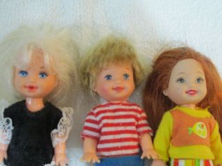 1994 (3) Vintage Mattel Kelly,  Tommy & Crissy Barbie siblings Dressed 2