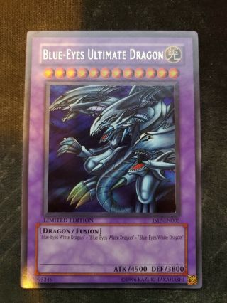 Yugioh Blue - Eyes Ultimate Dragon Jmp - En005 Ultra Rare Nm