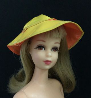 Vintage Barbie Francie Clam Diggers Vinyl Hat Mod Era 1258 1966