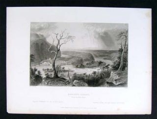 1839 Antique Print - View Of Harper 