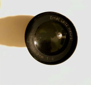 Leitz Leica Early Elmar 90mm F4 9cm Uncoupled Non Standardized Early No Sn Rare