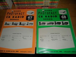 Vintage Sams Photofact Cb Radio Series - Two Issues From June 1975