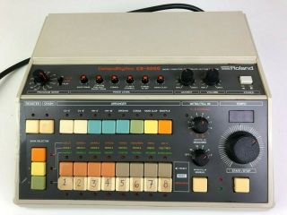 Vintage Rare Roland Compurhythm Cr - 8000 Analog Drum Machine
