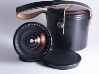 Rare Carl Zeiss Jena Ddr Flektogon F/2,  8 20mm M42 Lens Red Mc,  Caps & Box