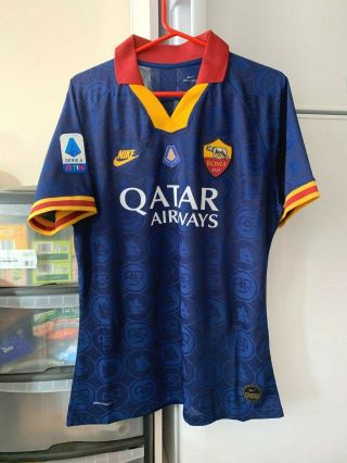 Official As Roma Player Issue Zaniolo Match Shirt Jersey Italy Maglia Rare Milan