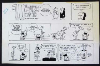 Rare Wizard Of Id Sunday Comic Strip By Brant Parker 9/3/78