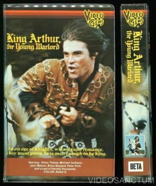 King Arthur The Young Warlord Vhs Video Gems Label Oliver Tobias Rare Video