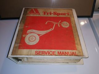 Alsport Tri Sport 3 Wheel Atv Rare - Dealer/sales/service/parts Manuals