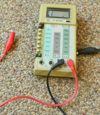 Vintage Hung Chang HC 6010 Multimeter With Cords 3