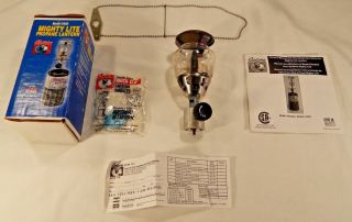 Vintage Century Mighty Lite Propane Lantern Adjustable Flame 5400 Usa Made